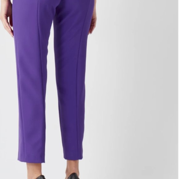 Italist Blugirl Pants in Purple size IT 42 (US Small) - Picture 3 of 6